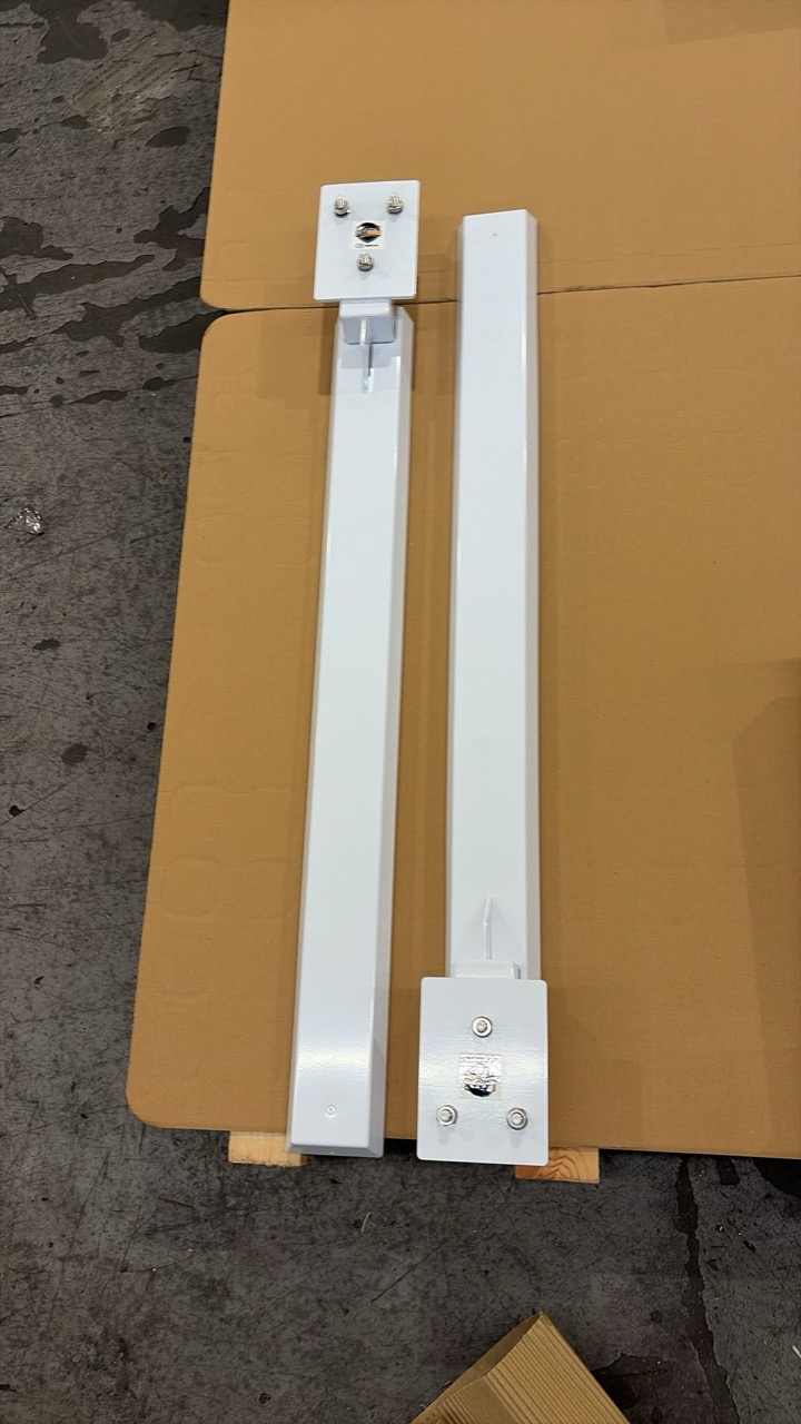Gloss white finish — ready for packing
