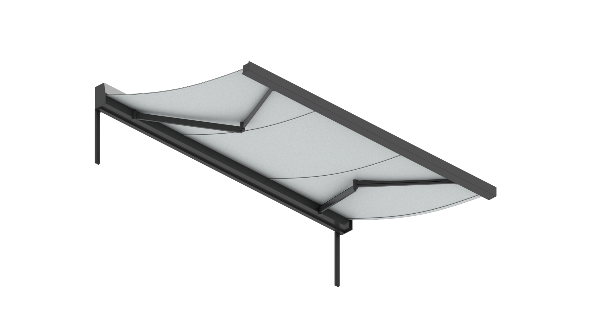 4.0 m Standard Wall Spacer Bracket — Von Mises Stress
