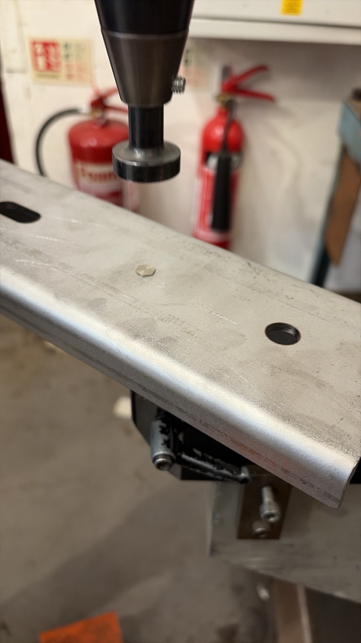 Stud forging — heading the stainless studs in-house