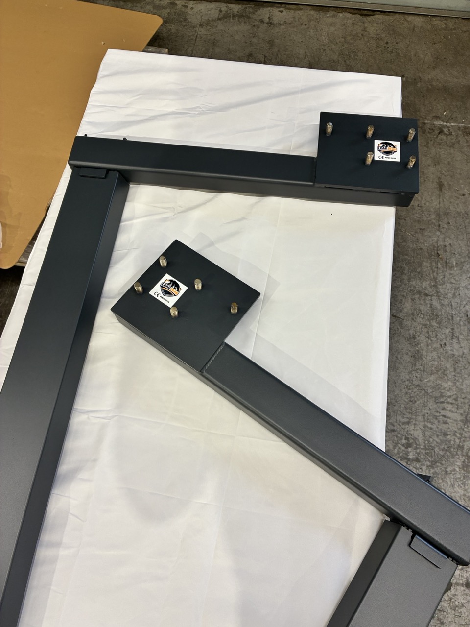 Finished pair with LoadBear CE marking — Made in UK