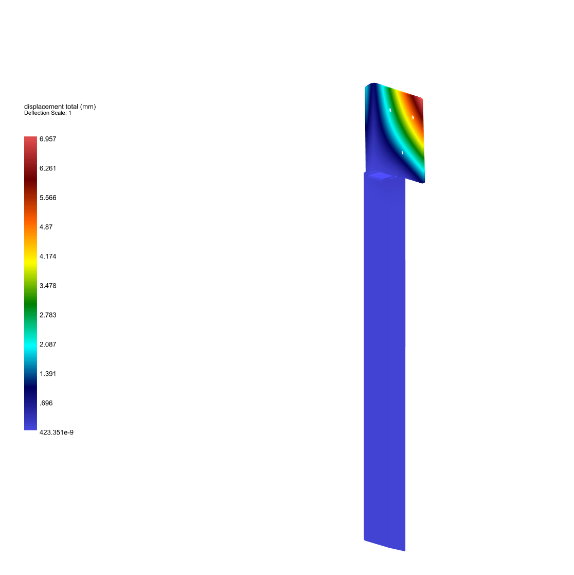 4.0 m Standard Wall Bracket — Heavy Duty — Displacement